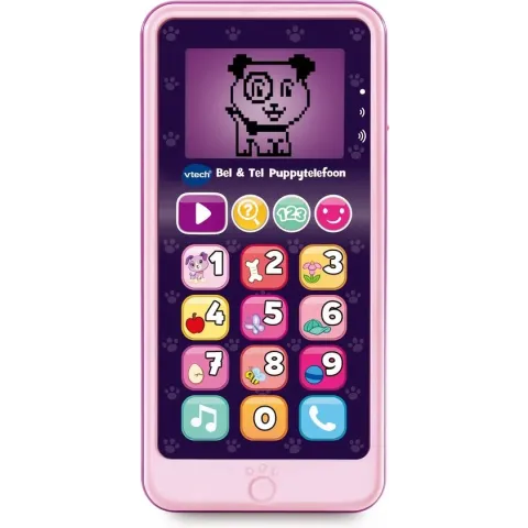 VTech Preschool Baby Bel & Tel Puppytelefoon roze - Babytelefoon