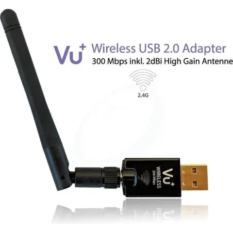 VU+ 300 Mbps Wireless WiFi LAN USB adapter incl. WPS setup