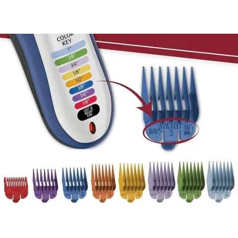 Wahl 09649-916 scheer-, knip- en trimapparaat Blauw, Wit