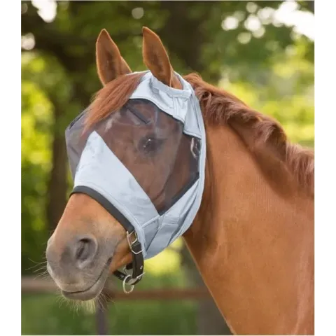 Waldhausen Vliegenmasker Zonder Oren Zilvergrijs - Anti insect - Pony