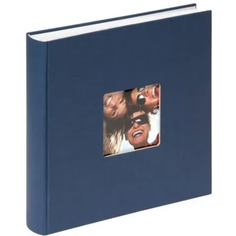 Walther Design FA-208-L Fun - Fotoalbum - 30 x 30 cm - Blauw - 100 pagina's