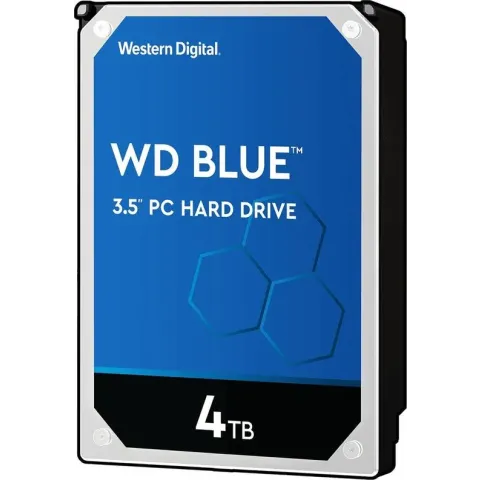 WD Blue WD40EZAZ - Vaste schijf - 4 TB - intern - 3.5" - SATA 6Gb/s - 5400 tpm -buffer: 256 MB