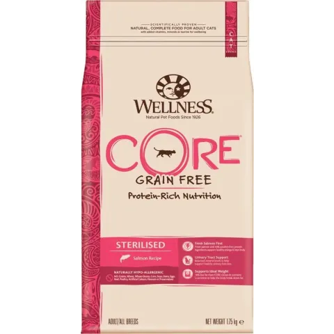 Wellness Core Grain Free Cat Sterilised - Zalm - Kattenvoer - 1.75 kg