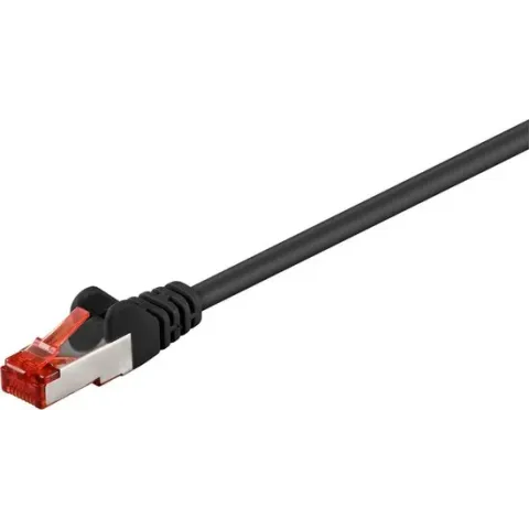 Wentronic 68687 - Cat 6 UTP-kabel - RJ45 - 0.5 m - Zwart