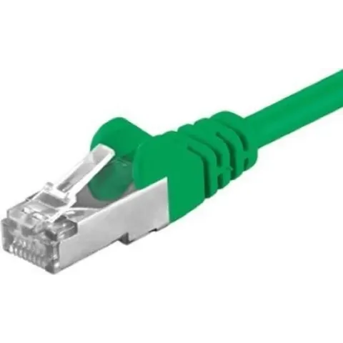 Wentronic CAT 5-100 FTP Green 1m