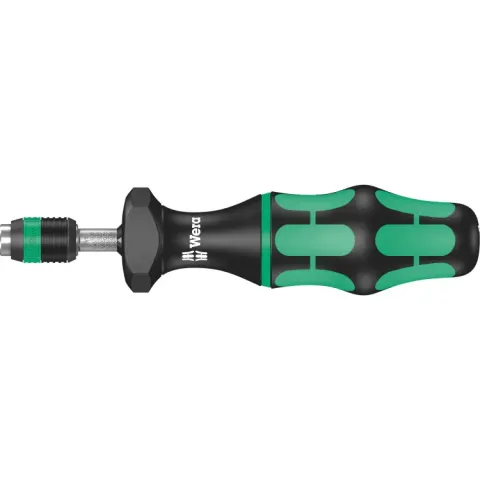 Wera Serie 7400 Kraftform instelbare momentschroevendraaier 0.3 tot 1.2 Nm, met Rapidaptor snelwisselhouder