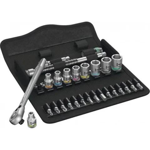 WERA Zyklop Metal-Ratelset 8100 SA Switch - Omschakelpal 1/4"