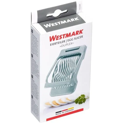 Westmark Duplex Eiersnijder 13,5 x 7,9 x 2,9 cm - Alu – RVS