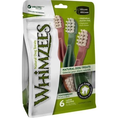 Whimzees Tandenborstel Large - Hondensnacks - 6x14,5 cm