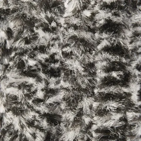 Wicotex Kattenstaartgordijn 90x220 zwart/wit/gri