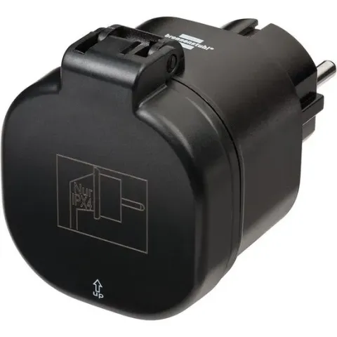 WIFI Steckdose stekkerdoos WA 3000 XS02 zwart IP44
