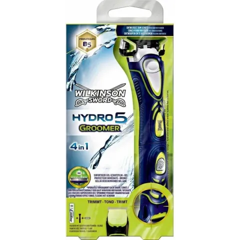 Wilkinson Sword Hydro 5 Groomer Blauw, Groen scheerapparaat voor mannen
