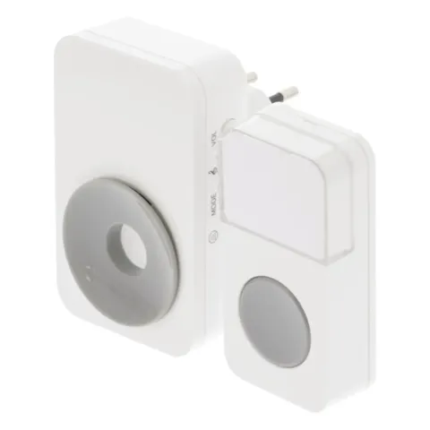 Witte draadloze deurbel met 36 melodieën, 150m bereik en 85dB...