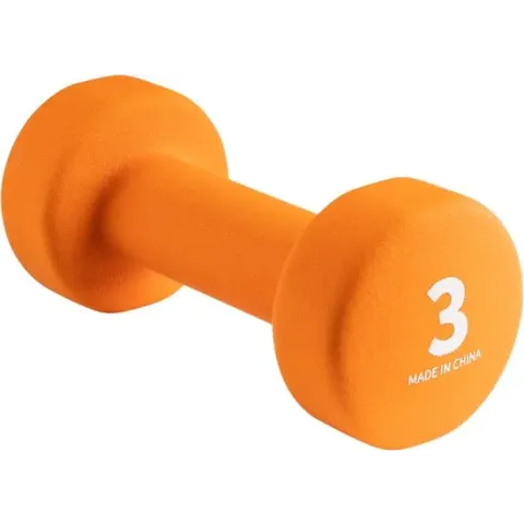 Wonder Core, Neoprene Dumbbell – 3 kg – Orange, gewichten, halters, dumbbells, krachttraining