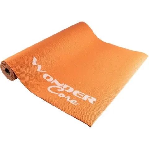 Wonder Core Yogamat 170x60x0.6 cm oranje en grijs
