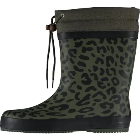 Xqboots Dames Regenlaars Gevoerd Army&Groen - Laarzen - 39