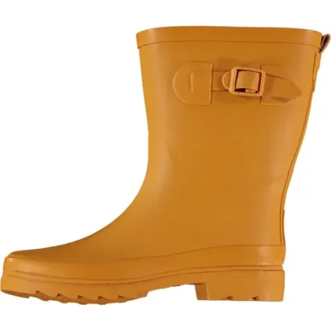 Xqboots Dames Regenlaars Riem Rubber Oker - Laarzen - 42