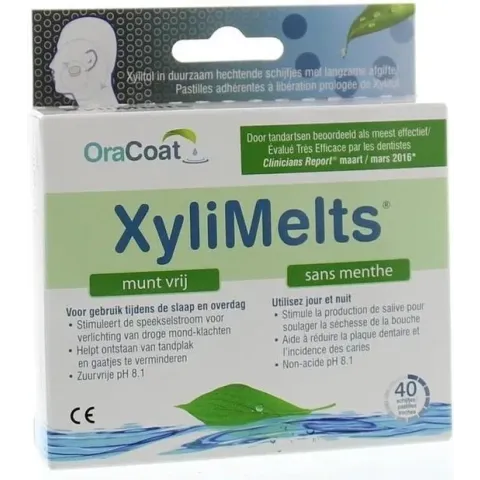 XyliMelts - Munt vrij | Voor droge mond