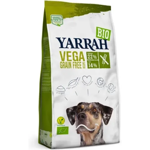 Yarrah Biologisch Hondenvoer Vegetarisch Tarwe Vrij 10 kg