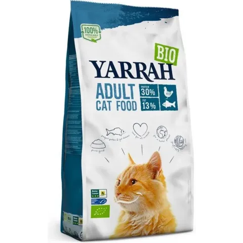 Yarrah Biologisch Kattenvoer Adult Vis 10 kg