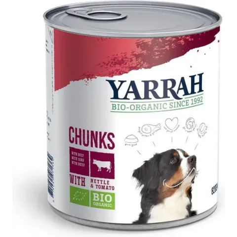 Yarrah Blik Hondenvoer - Brandnetel En Tomaat - Honden natvoer - 800 g