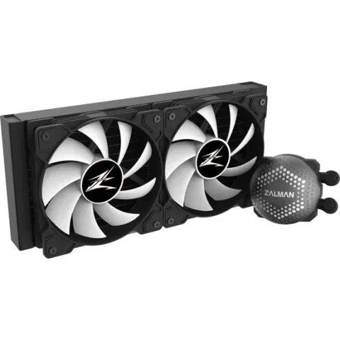 Zalman ALPHA28 (Black), CPU Liquid Cooler 280mm Radiator (2 x 140 mm Fan), ARGB pump, Dual Blade Pump, Intel : LGA 2066/2011-V3/2011/1700/1200/115X