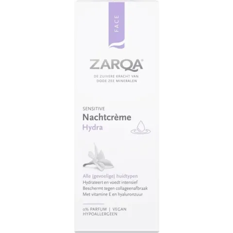 ZARQA Nachtcreme Hydra (hydrateert en voedt intensief) - 50 ml