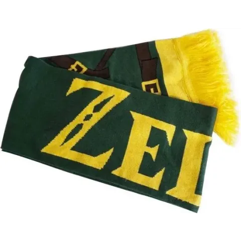 Zelda - Links Knitted Scarf with printed Straps