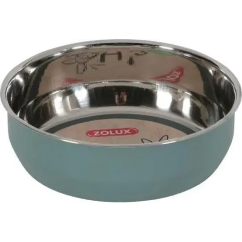 Zolux ehop voerbak inox rvs groen 200 ml 10 cm