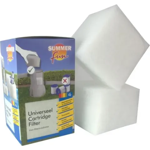 Zwembadfilter Universeel - Herbruikbaar - Geschikt voor vervanging Intex & Bestway vervanging voor Type A - Type H - Type I - Type II - Type III