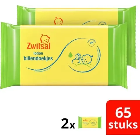 Zwitsal Lotion Billendoekjes - 130 billendoekjes