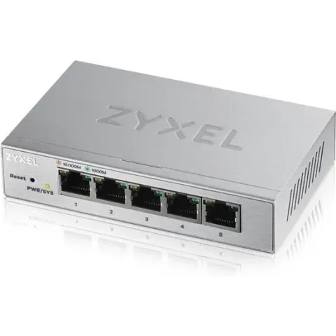Zyxel GS1200-5 Managed Gigabit Ethernet (10/100/1000) Zilver