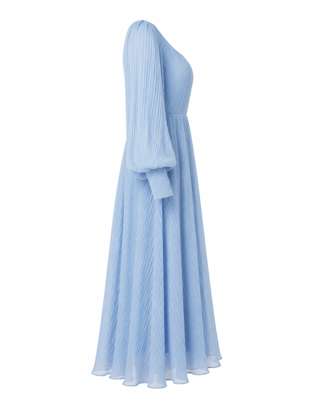 Azure Flowy Maxi Dress thumbnail 3