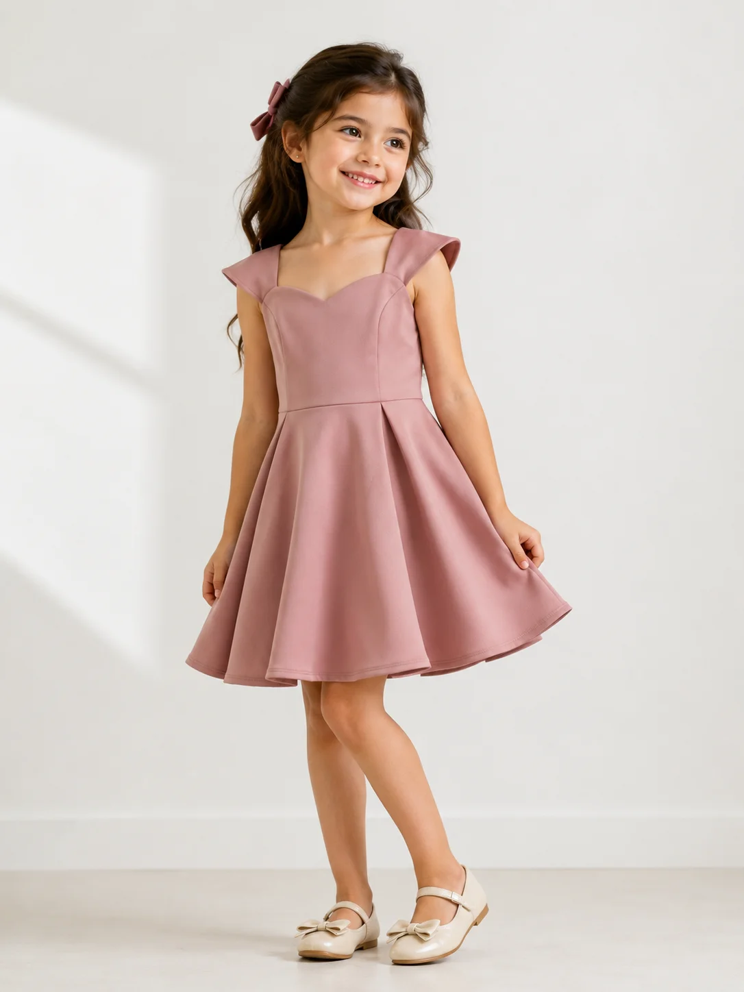 Elegant Sweetheart Neck Fit & Flare Mini Dress thumbnail 4