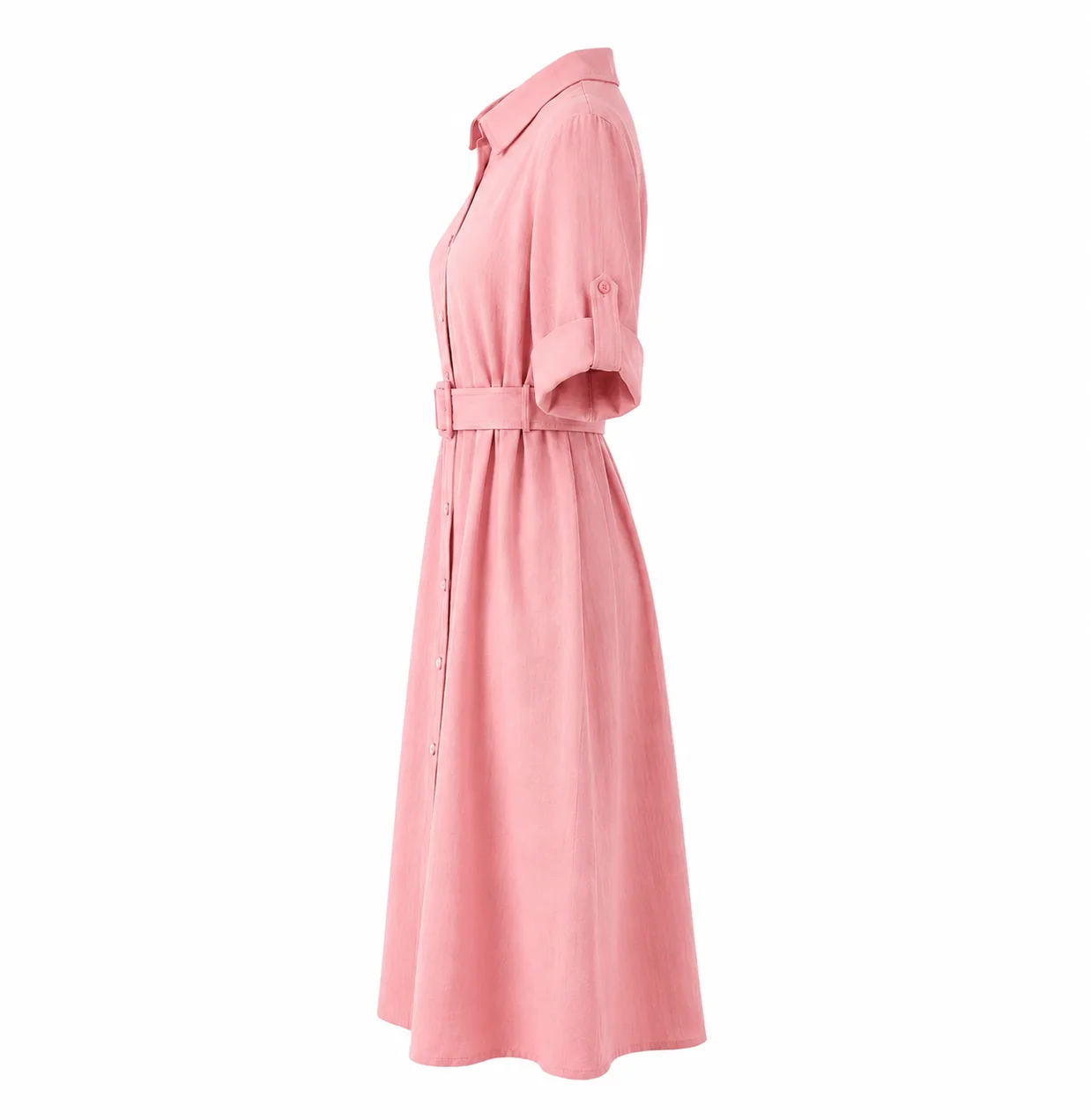 Classic Linen Shirt Dress thumbnail 2