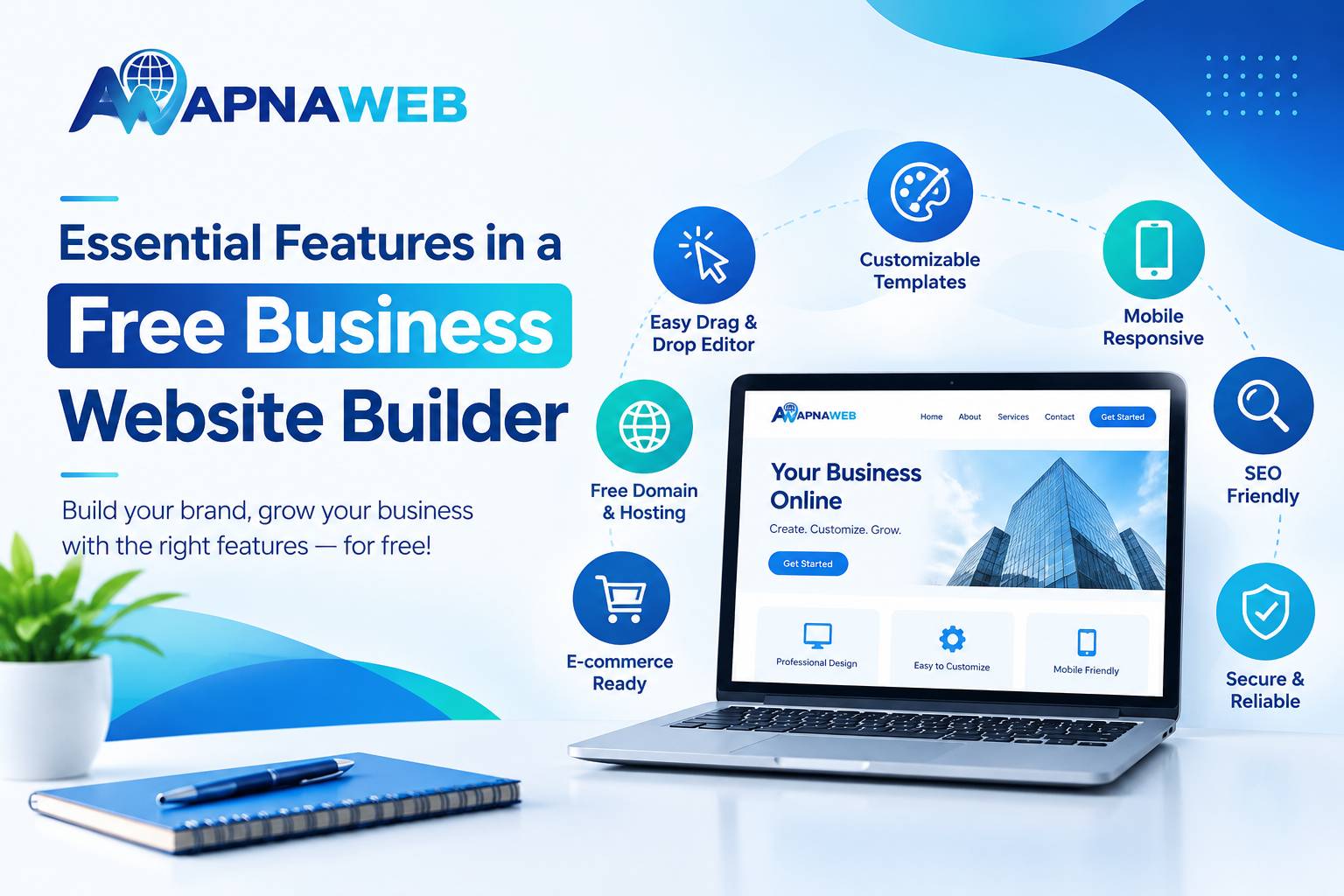 Essential Features in a Free Business Website Builder