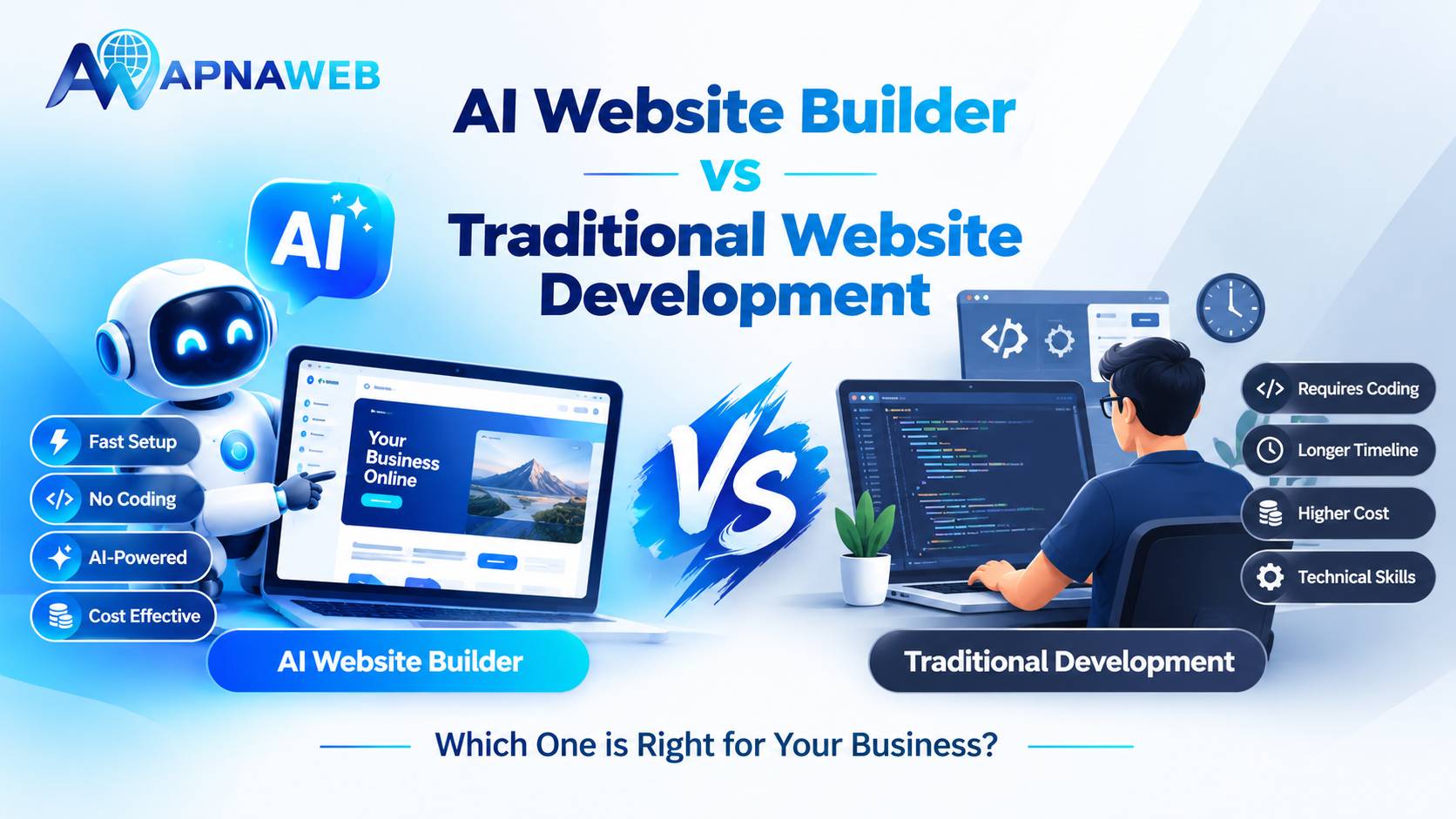 AI Website Builder vs Traditional Website Development