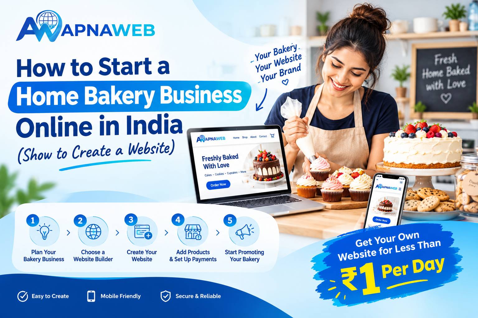How to Start a Home Bakery Business Online in India