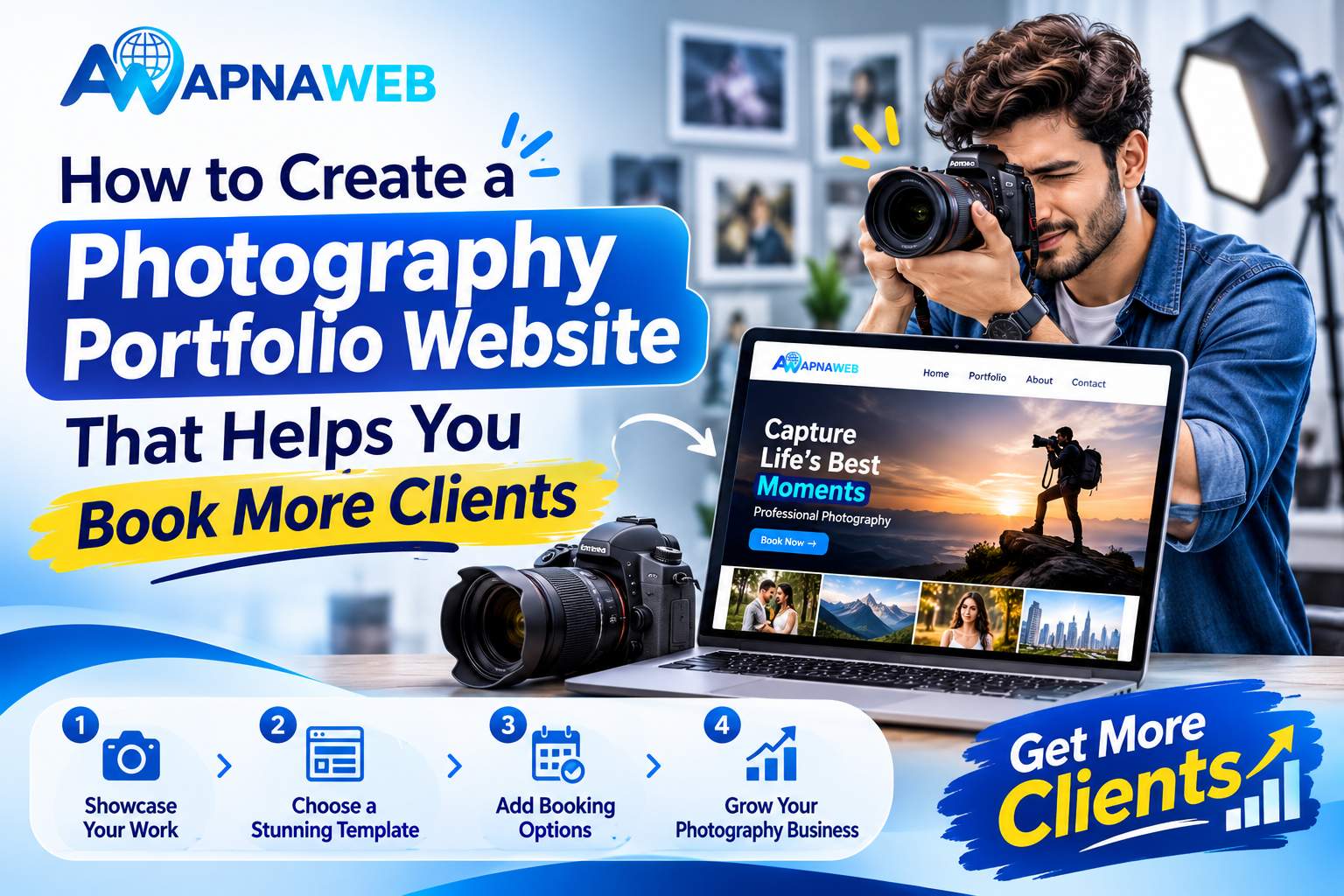 How to Create a Photography Portfolio Website That Helps You Book More Clients