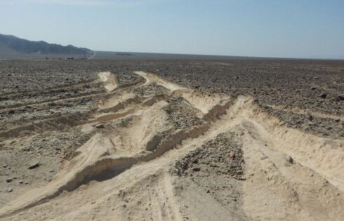 Líneas de Nasca fueron dañadas de forma irreparable por un camión de carga