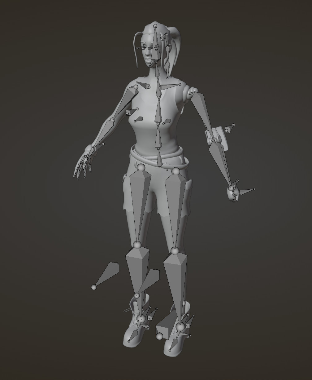 Maria - Character Rig & Model