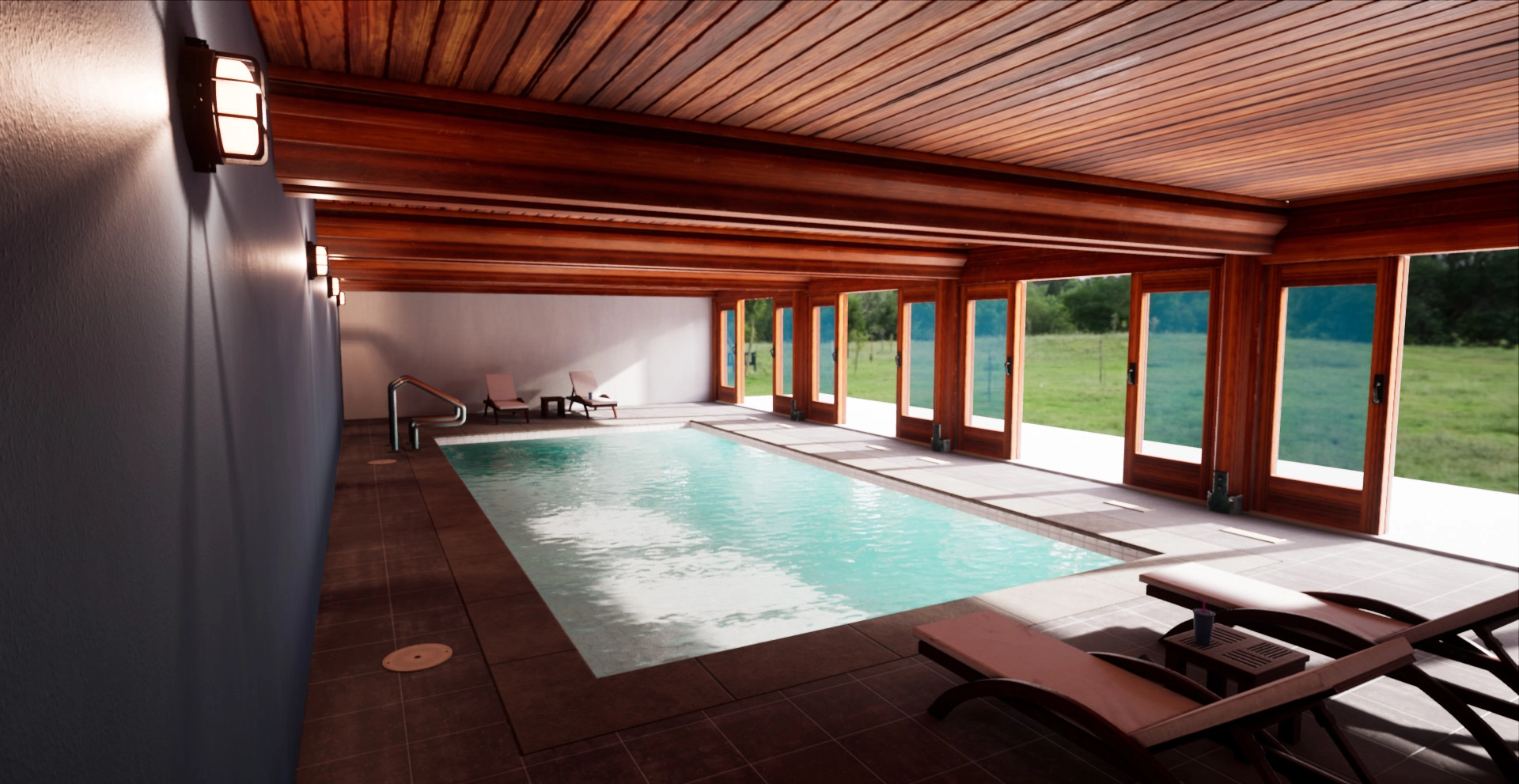 Indoor Pool Archviz - Unreal Engine 4