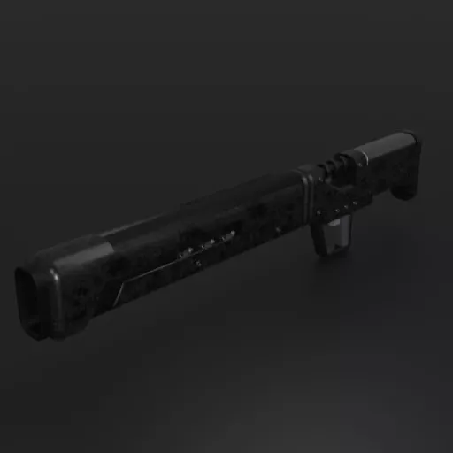Sci fi Rifle WIP- Learning Texturing