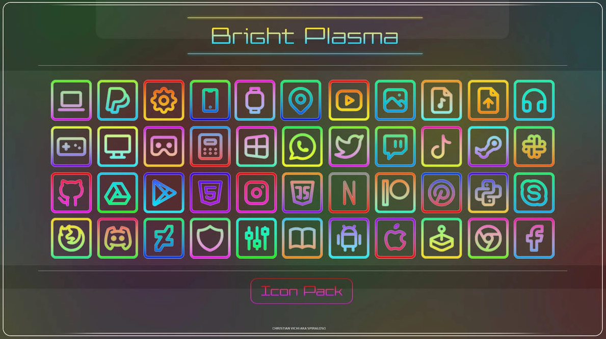 Bright Plasma - Icon Pack