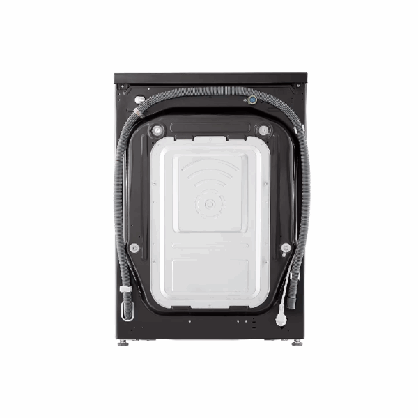 LG Washing Machine 12kg & 8kg Washer & Dryer, Front Load, AI DD, Steam, Chrome Rim, Glass Door, Smart Diagnosis, ThinQ Wi-Fi, Turbo Wash F4V9BDP2EE