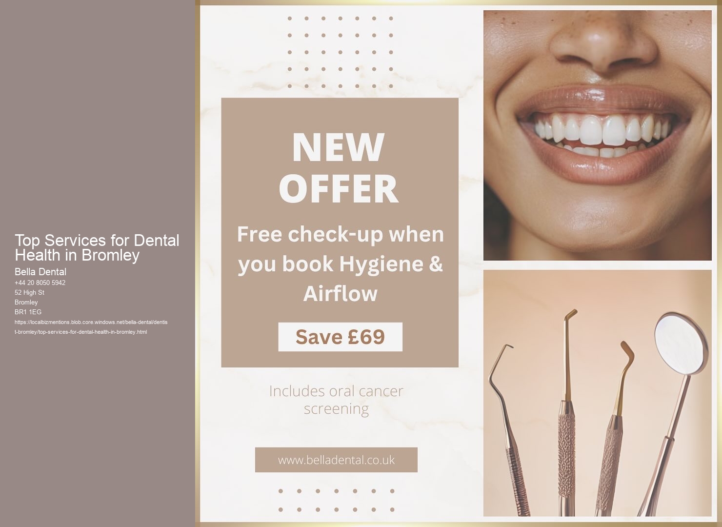 Top Services for Dental Health in Bromley