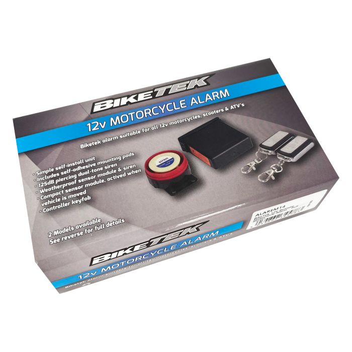 Biketek 12V Motorcycle Alarm Full Model