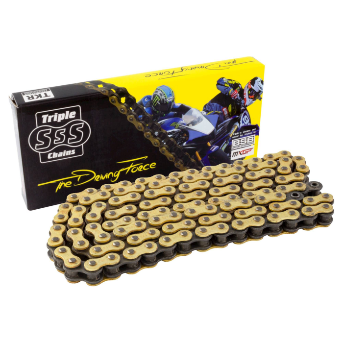 Motorcycle O-Ring 525-125 Chain Gold