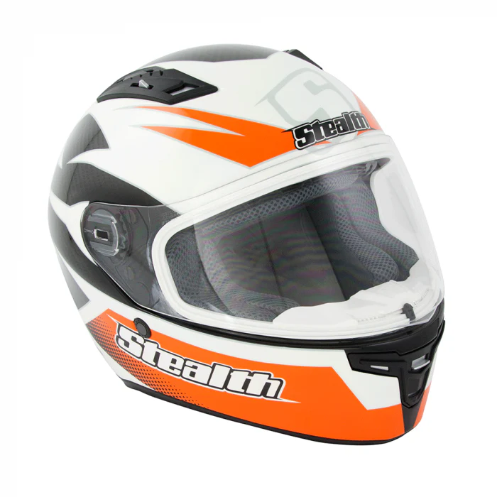 Stealth Hd117 Gp Replica Orange Helmet