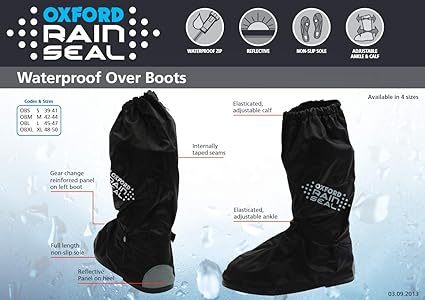 Oxford - Rainseal Waterproof Overboots - Small (39-41 )